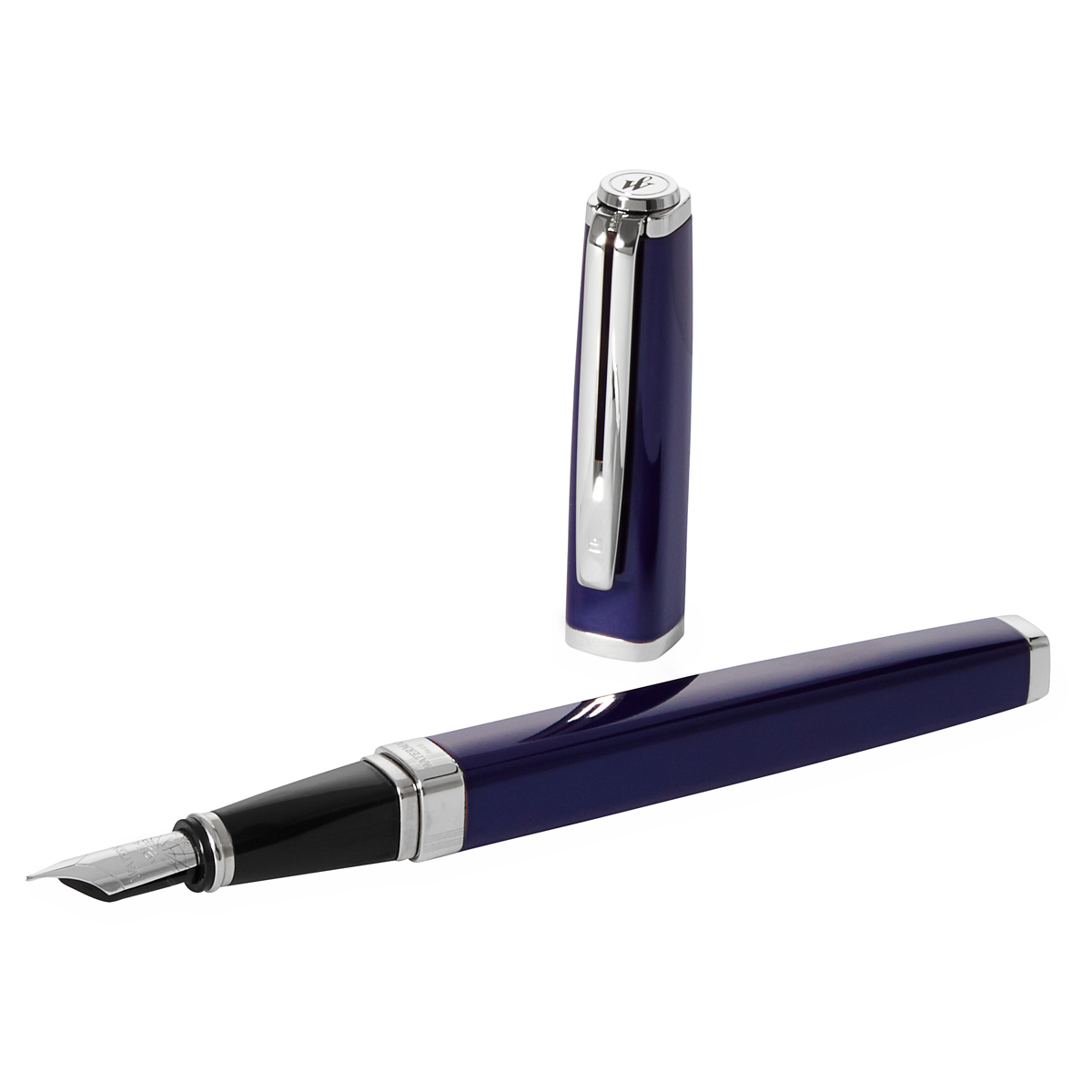 Ручка перьевая Waterman "Exception Slim Blue ST" синяя 0,8мм, подарочная упаковка