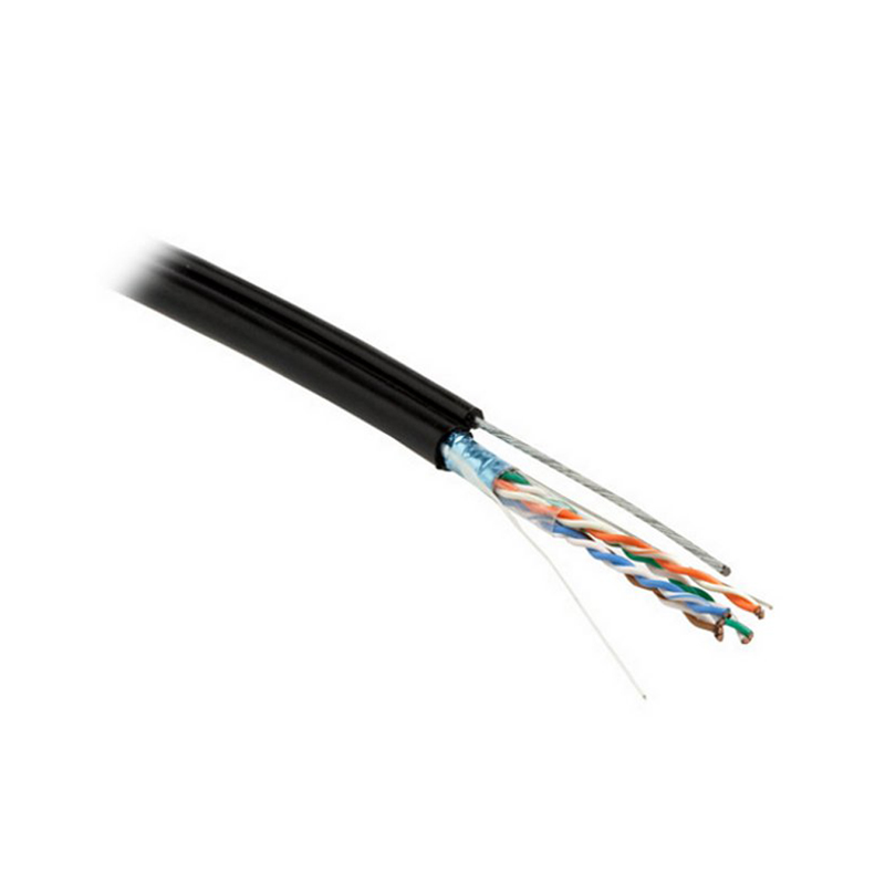 Кабель витая пара экранированная FTP (F/UTP) Hyperline FTP4-C5E-SOLID-2SW-OUTDOOR-40 , категория 5e