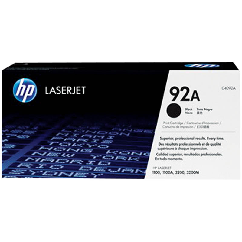 Картридж ориг. HP C4092A (№92A) черный для LJ 1100/1100A/3200 (2,5K)