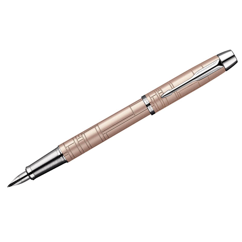 Ручка перьевая Parker "IM Premium Metallic Pink CT" 0,8мм, подар. уп.
