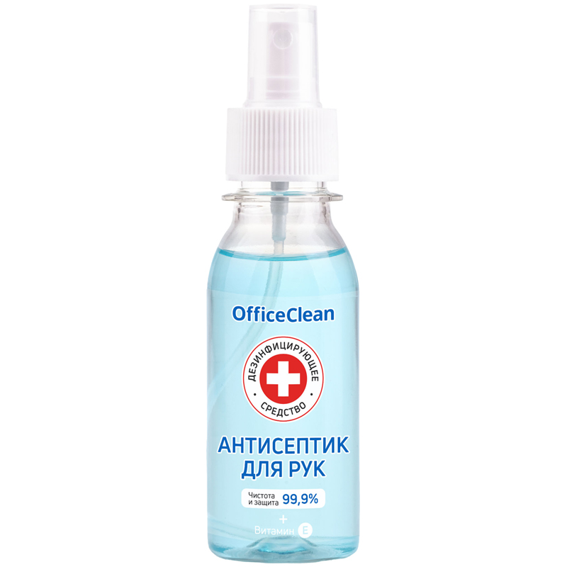 Лосьон антисептический для обработки рук OfficeClean, с витамином Е, 100мл