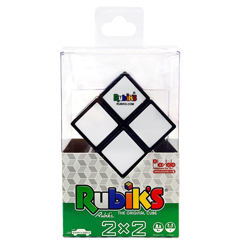 Игра-головоломка Rubik's "Кубик Рубика", 2*2, пластик, от 8-ми лет, блистер