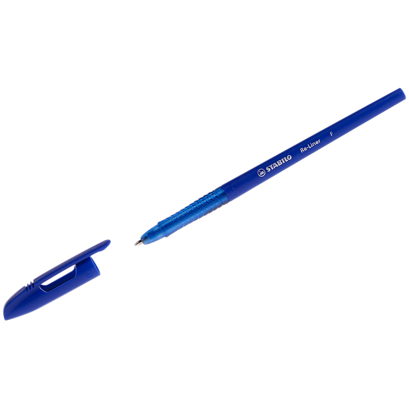Ручка шариковая Stabilo "Re-Liner" синяя, 0,7мм