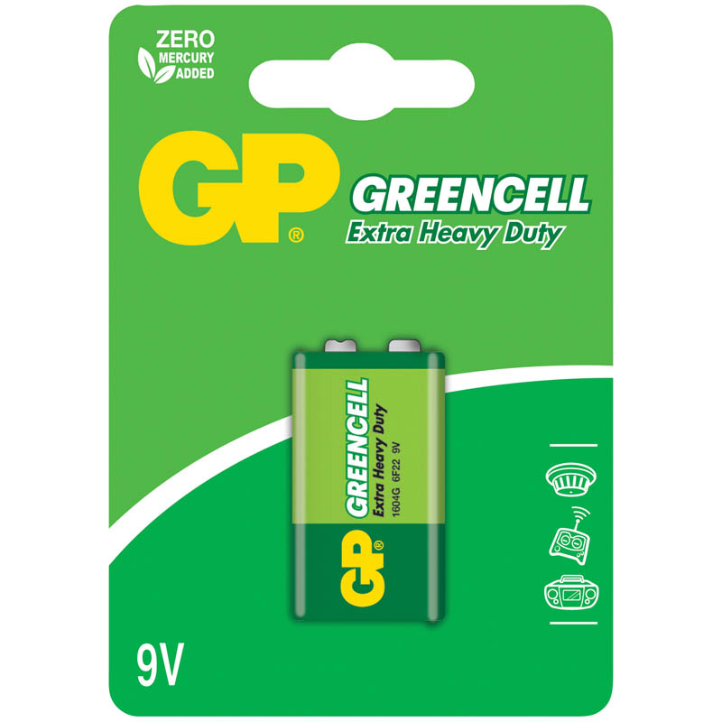 Батарейка GP Greencell MN1604 1604G BC1 Крона