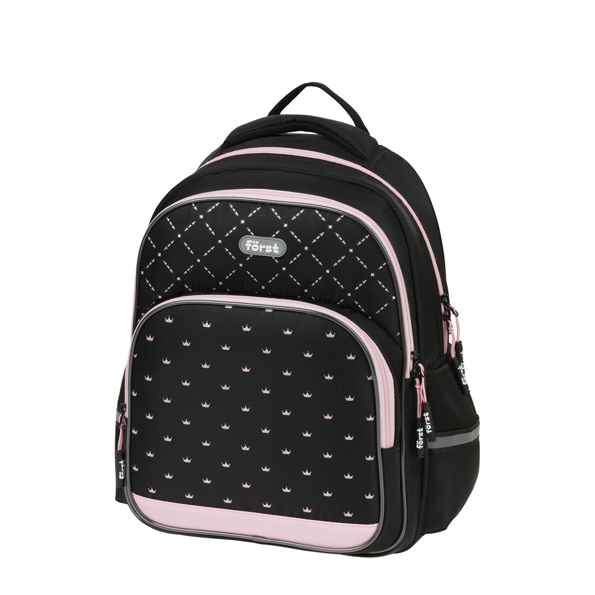 Рюкзак Först F-COMFY "Classic pink" 38*29*15см, 2 отделения, 3 кармана, эргономичная спинка