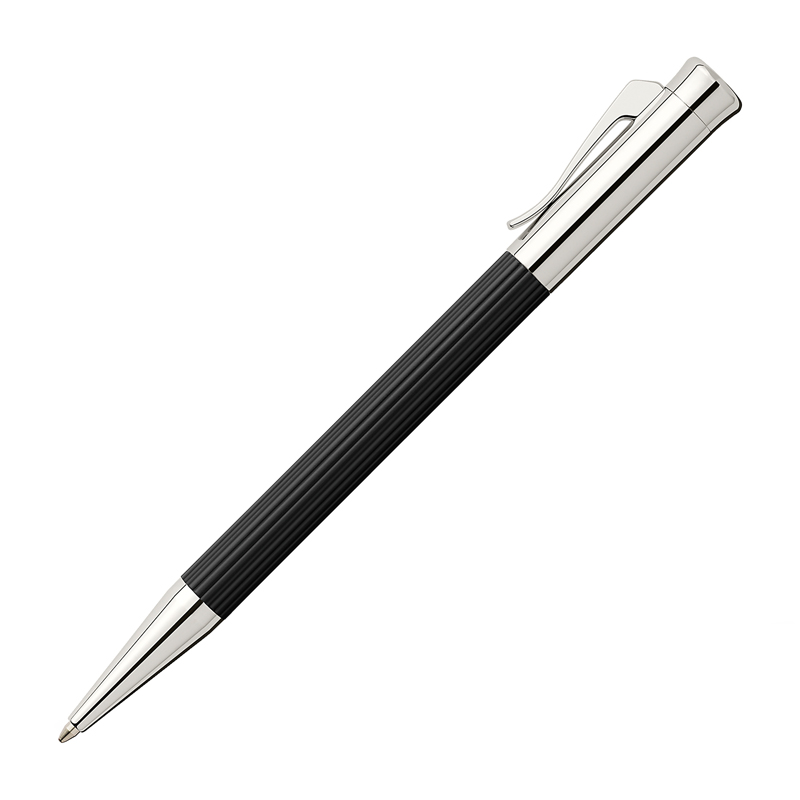 Ручка шариковая Graf von Faber-Castell "Tamitio Black" черная, поворотн., подар. уп.