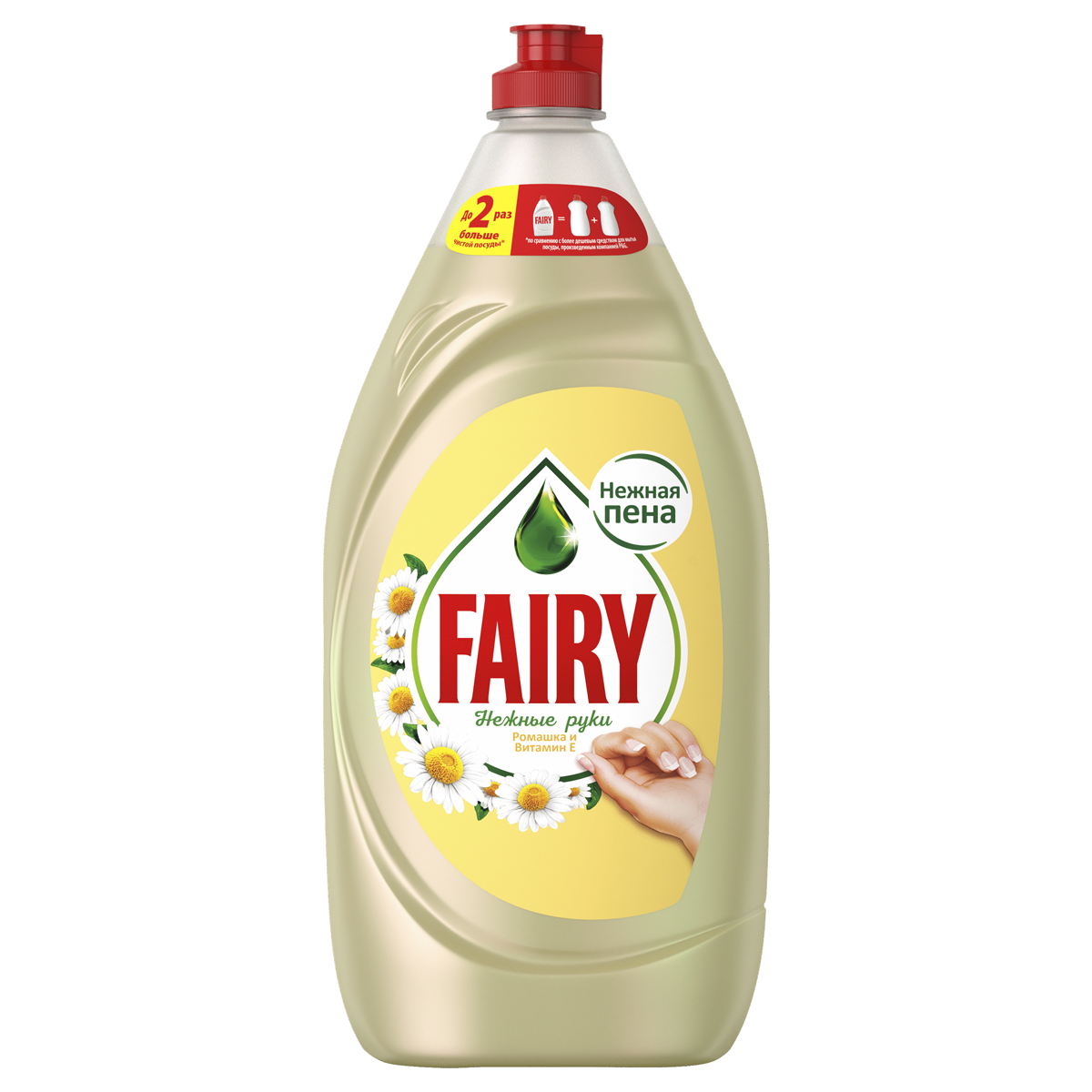 Средство для мытья посуды Fairy "Нежные руки. Ромашка и витамин Е", 1,35л (ПОД ЗАКАЗ)