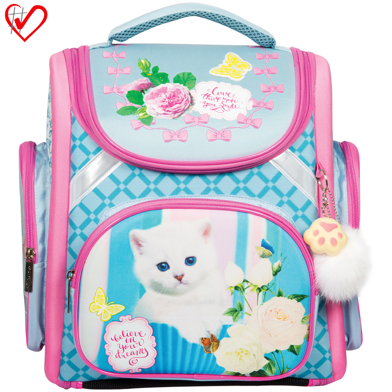 Ранец с наполнением Berlingo Ultra Compact "Lovely kitty" 37*30*17см, 1 отд., анатомическая спинка