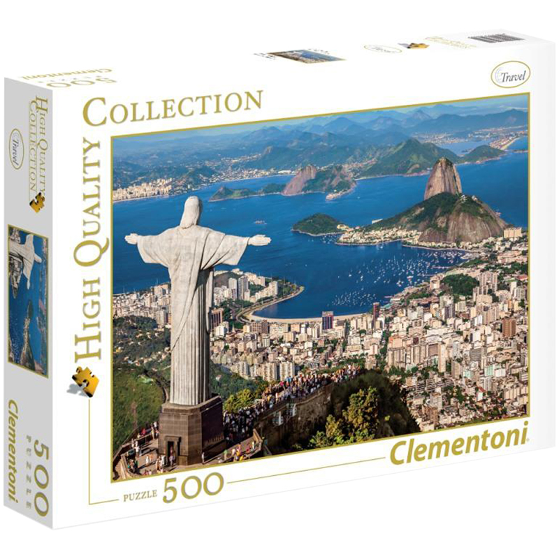 Пазл  500 эл. Clementoni "Классика. Рио-де-Жанейро. Статуя Христа-Искупителя"