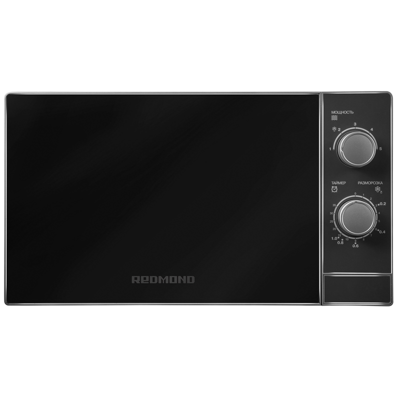Микроволновая печь Redmond RM-2001, 20л, механическое управление, черная