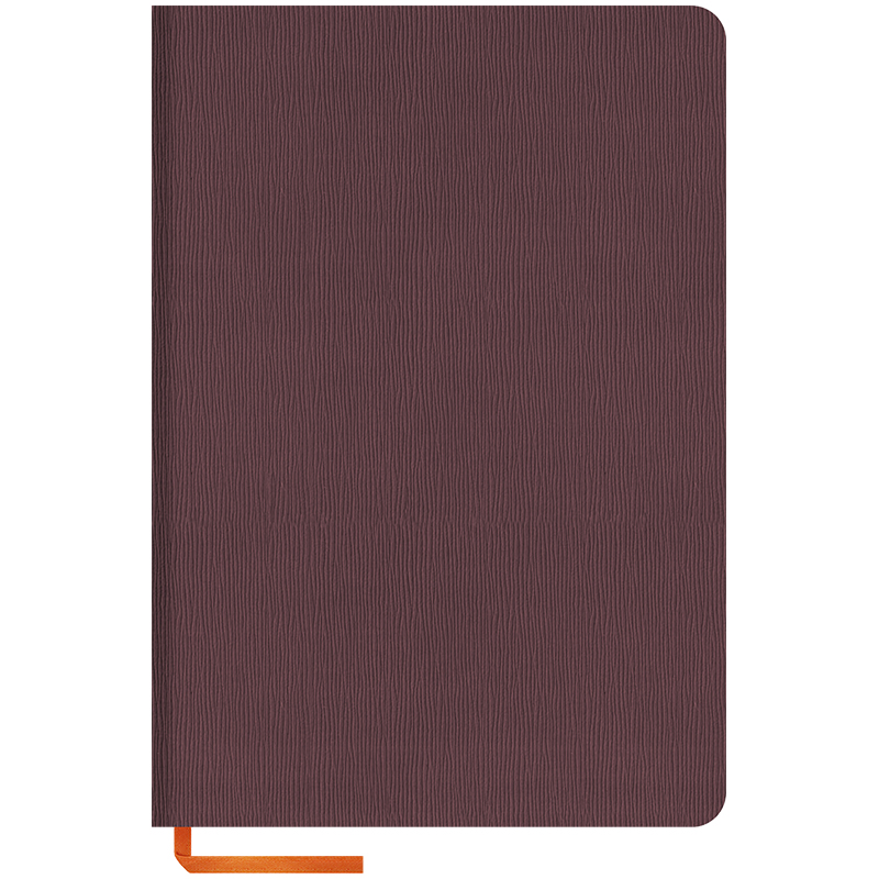 Записная книжка А5 120л. ЛАЙТ, кожзам, "Slim Wave", бордовый, тонир.блок, ляссе, цв. срез