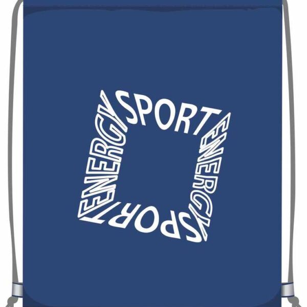 Сумка для сменной обуви Lamark Sport/Спорт, 34х42 см, на шнурке, светоотражающие элементы, цвет синий