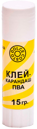 Клей-карандаш DOLCE COSTO ПВА 15 г.