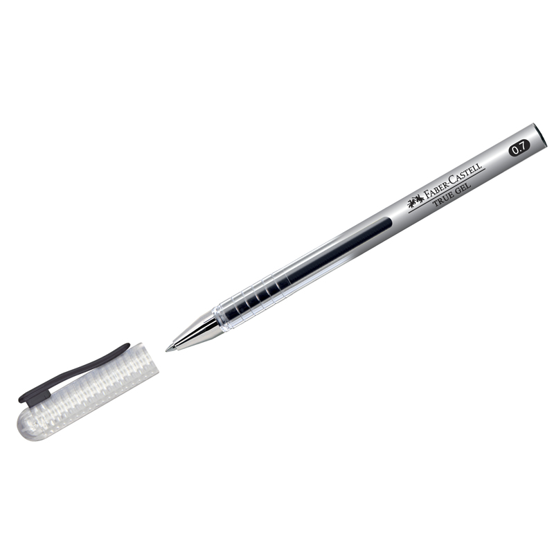 Ручка гелевая Faber-Castell "True Gel" черная, 0,7мм