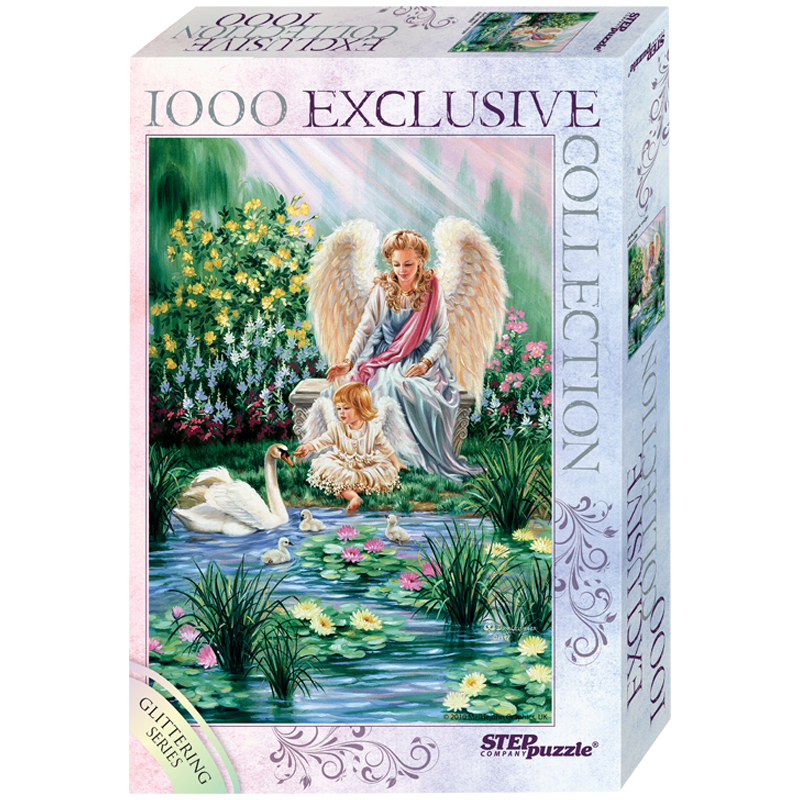 Пазл 1000 эл. Step Puzzle Glitter "Лебединое озеро"(Глиттер коллекция)