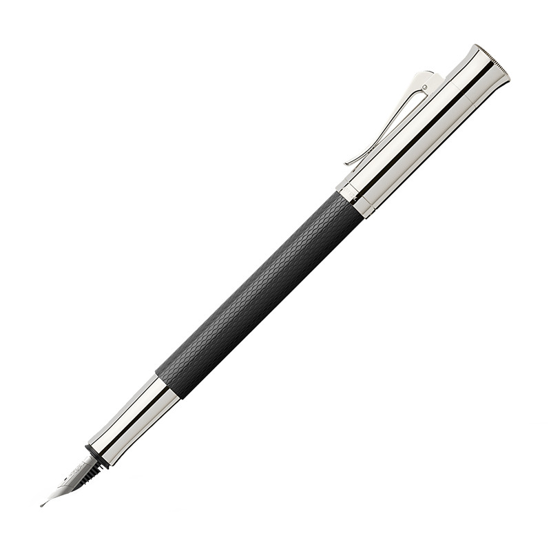 Ручка перьевая Graf von Faber-Castell "Guilloche Black Medium", подар. уп.