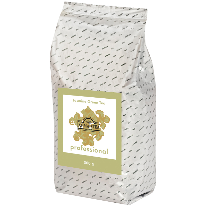 Чай Ahmad Tea "Professional. Jasmine Green Tea", зеленый, с жасмином, листовой, пакет, 500г