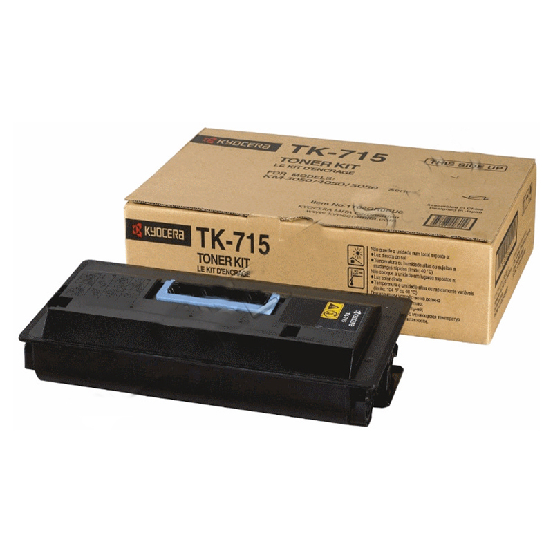 Тонер-картридж ориг. Kyocera TK-715 черный для KM-3050/4050/5050 (34000стр)