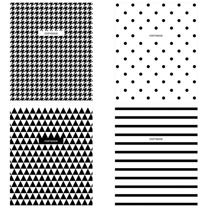 Тетрадь 48л., А5, клетка ArtSpace "Узоры. BW Pattern"