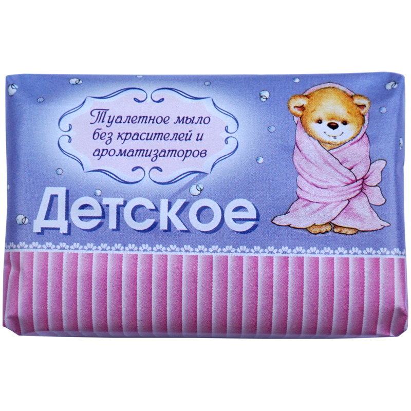 Мыло туалетное ММЗ "Детское", бумажная обертка, 100г