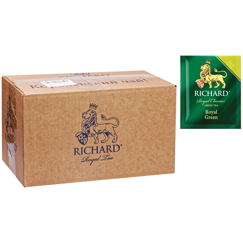 Чай Richard "Royal Green", зеленый, 200 пакетиков по 2г