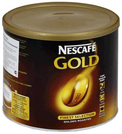 Кофе Nescafe Gold, растворимый, 500гр, жестяная банка