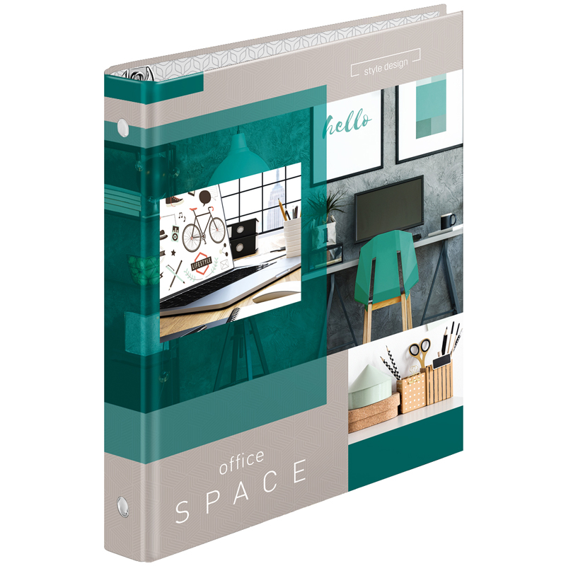 Тетрадь на кольцах А5, 160л., 7БЦ, ArtSpace "Офис. Office space"