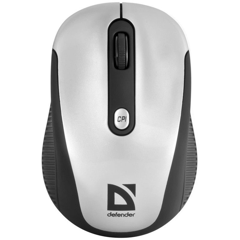 Мышь беспроводная Defender Optimum MS-125 Nano G серый, 3btn+Roll