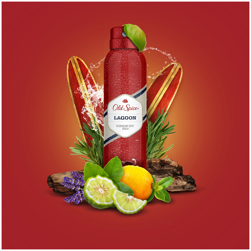 Дезодорант спрей Old Spice "Lagoon", 150мл