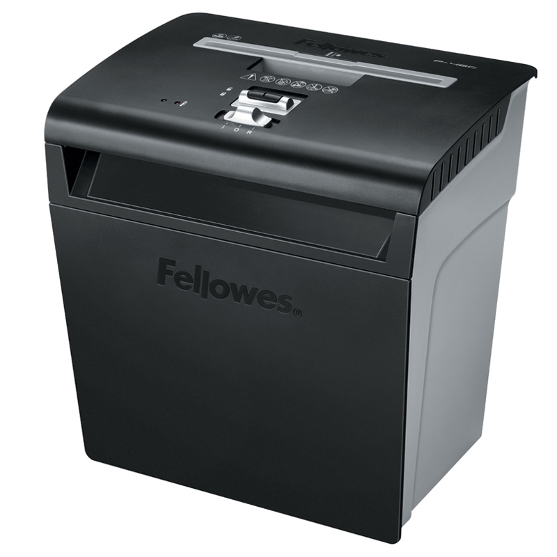 УЦЕНКА - Уничтожитель документов Fellowes P-48C, 3 ур. секр. 3,9х50мм, 18л, скрепки, скобы, карты