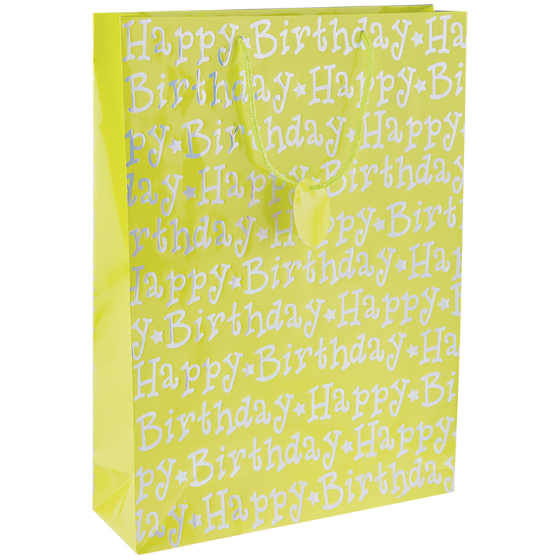 Пакет подарочный 46*33*10см, Яркий праздник "Birthday", ламинированный