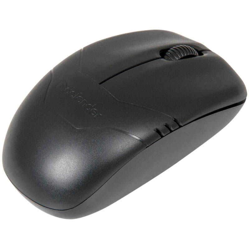 Мышь беспроводная Defender Datum MM-025 Nano, черный, 2btn+Roll