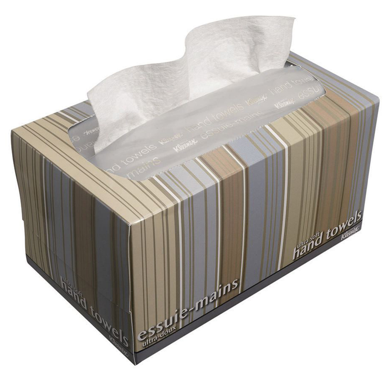 Салфетки косметич. нетканые Kleenex, белые, 70шт.