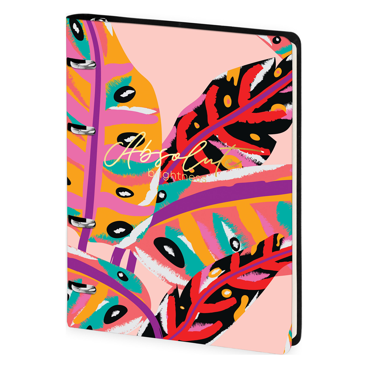 Тетрадь на кольцах А5, 80л. ЛАЙТ, кожзам, Greenwich Line "Absolute brightness", тон. блок