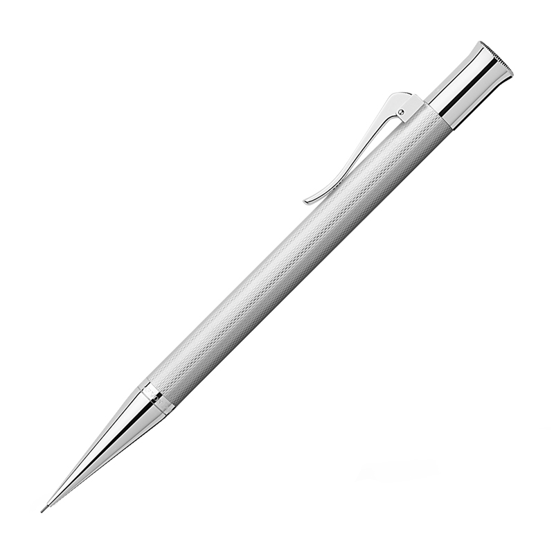 Карандаш механический Graf von Faber-Castell "Guilloche Rhodium", 0,7мм, подар. уп.