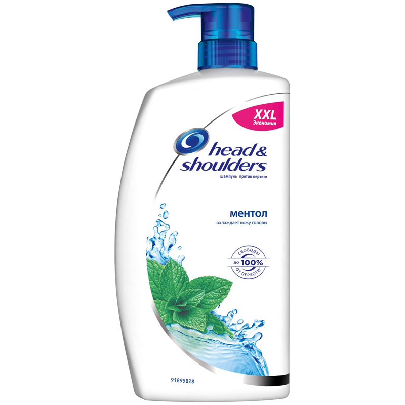 Шампунь для волос Head&Shoulders "Ментол 2в1", 900мл (ПОД ЗАКАЗ)