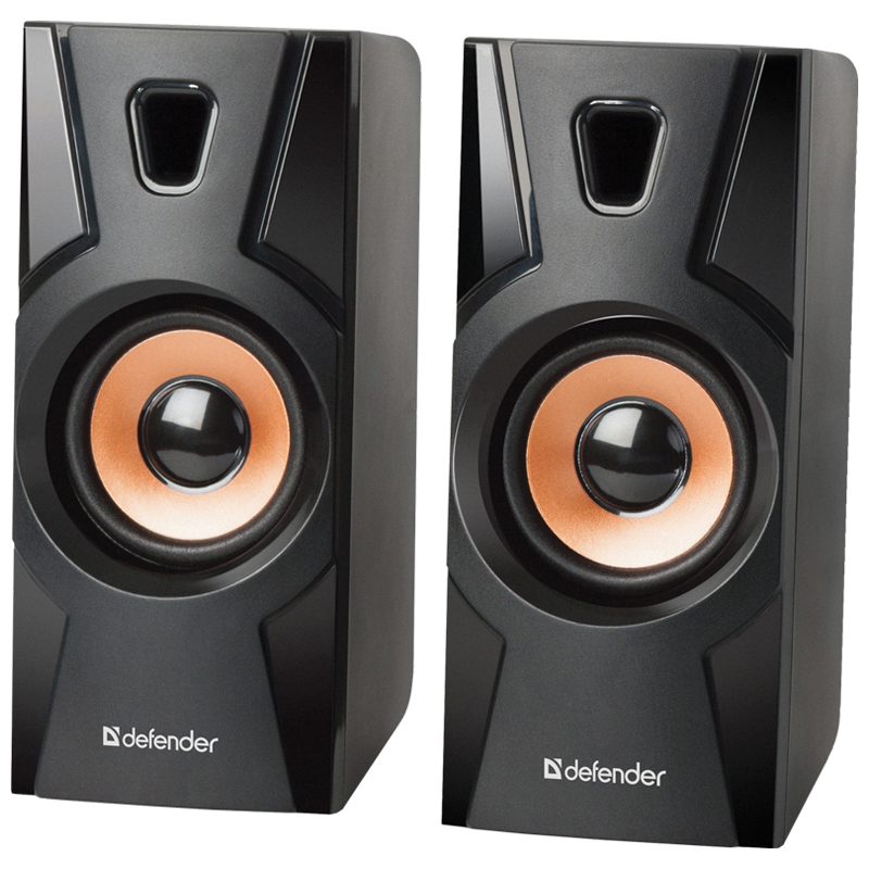 Колонки Defender Aurora S8, 2*4W, питание от USB. черный