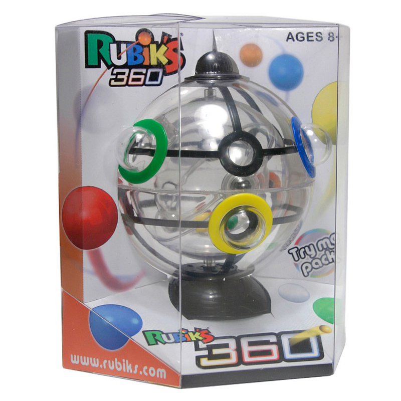 Игра-головоломка Rubik's "Шарик Рубика. 360", пластик, от 8-ми лет, ПВХ коробка