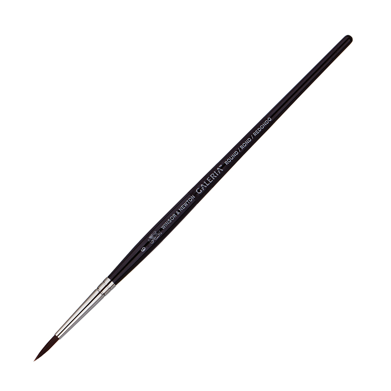 Кисть художественная синтетика для акрила Winsor&Newton "Galeria", круглая, №6
