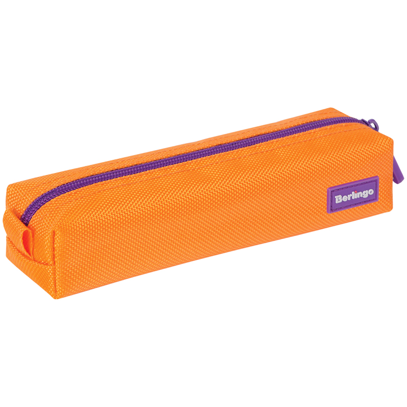 Пенал мягкий 195*50*40 Berlingo Color Zone "Orange", полиэстер
