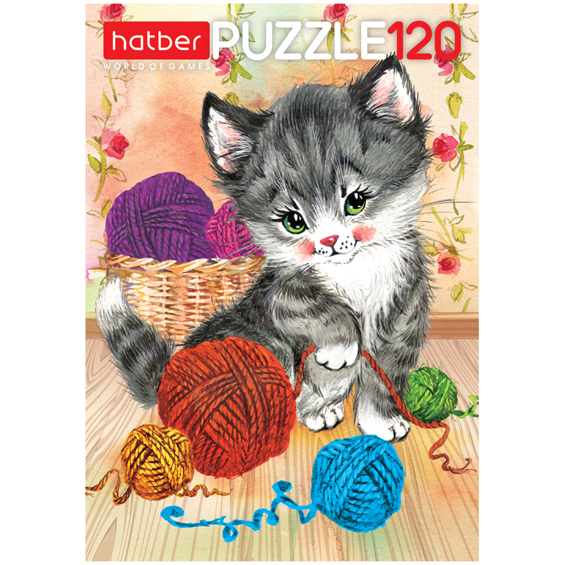 Пазл  120 эл. Hatber "Котенок"
