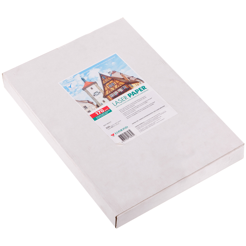 Бумага А3 для лаз.принтеров 170 г/м2, Glossy DS CLC Paper, двустор. 250л Lomond
