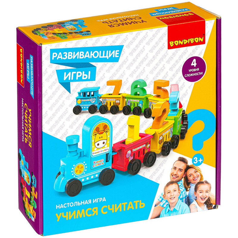 Игра настольная Bondibon "Учимся считать"
