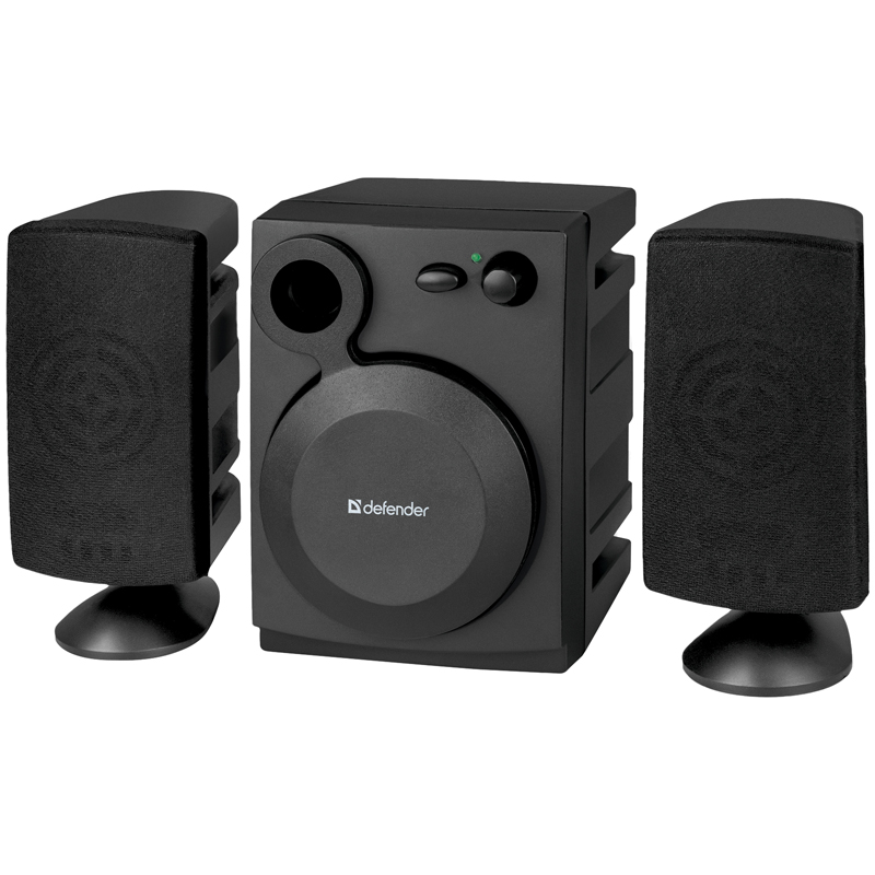 Колонки Defender Z3, 2*0,5W+Subwoofer 3W, питание от USB, черный
