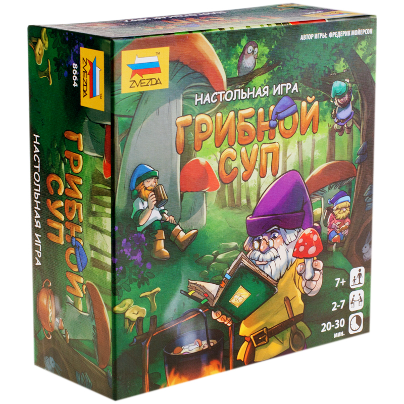 Игра настольная Звезда "Грибной суп", картонная коробка