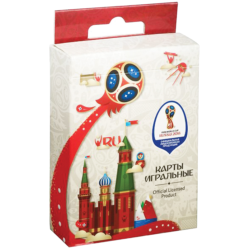 Карты игральные FIFA2018, 54 карты, картон