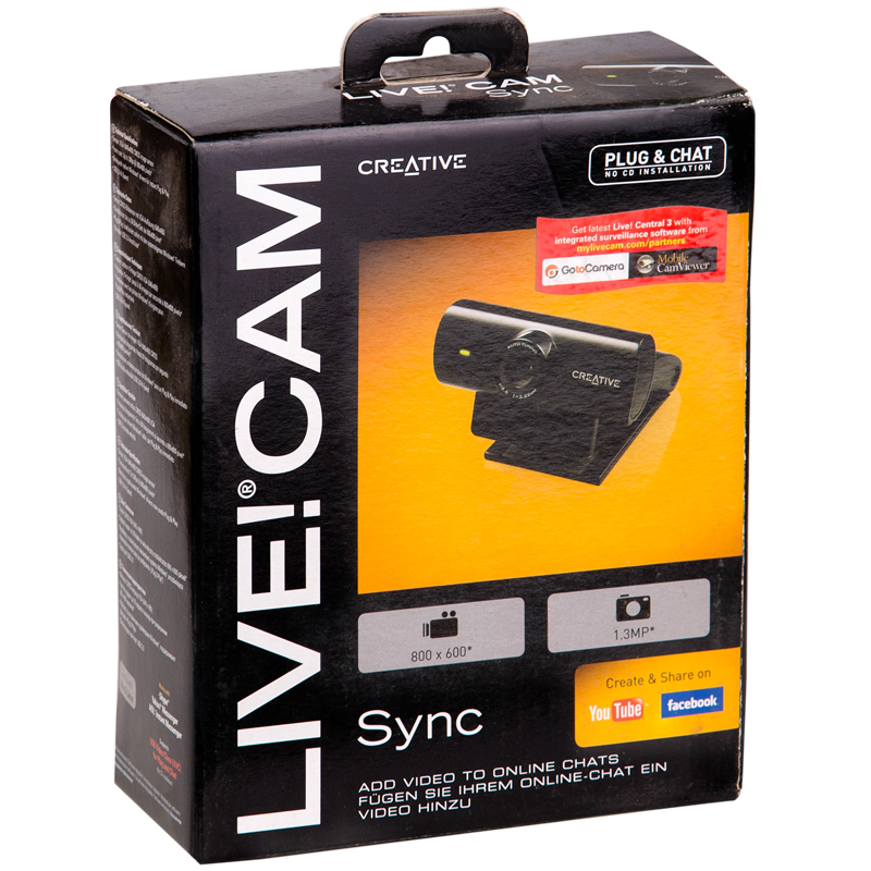 Цифровая камера Creative Live, черная (USB 2.0, фото и видео до 800x600) (73VF052000005)