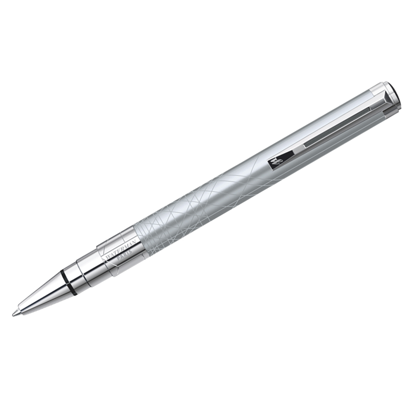 Ручка шариковая "Perspective Silver CT" синяя, повоторный механизм, 1,0мм, подар.уп.