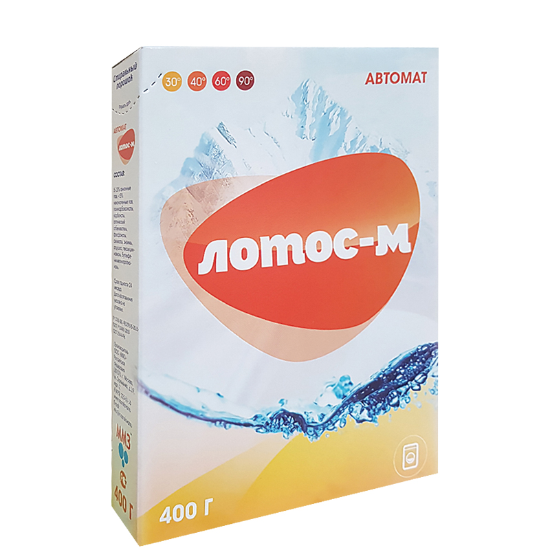 Порошок для машинной стирки Лотос-М "Автомат", 400г