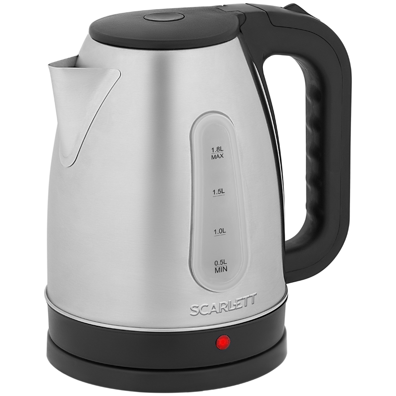 Чайник электрический Scarlett SC-EK21S95, 1,8л, 2200Вт, нержавеющая сталь